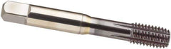 Guhring - 9/16-12 UNC 2BX H10/H11 Thread Limit Modified Bottoming Thread Forming Tap - Cobalt, TiCN Finish, 3.591" OAL, Series 3943 - Eagle Tool & Supply
