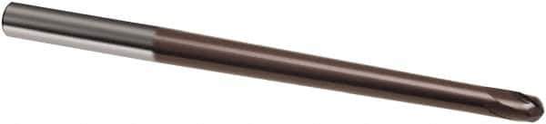 Guhring - 6mm, 6mm LOC, 8mm Shank Diam, 120mm OAL, 2 Flute, Solid Carbide Square End Mill - Single End, TiAlN Finish, Spiral Flute, 30° Helix, Right Hand Cut, Right Hand Flute, Series 3853 - Eagle Tool & Supply