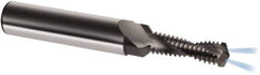 Guhring - M12x1.00 Metric Fine, 0.4331" Cutting Diam, 2 Flute, Solid Carbide Helical Flute Thread Mill - Internal Thread, 31mm LOC, 90mm OAL, 14mm Shank Diam - Eagle Tool & Supply