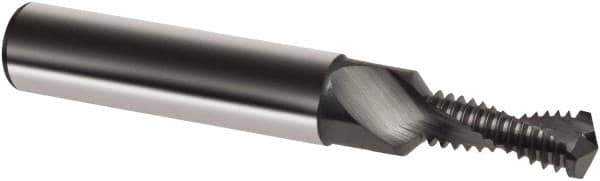 Guhring - M12x1.50 Metric Fine, 0.4134" Cutting Diam, 2 Flute, Solid Carbide Helical Flute Thread Mill - Internal Thread, 27.4mm LOC, 90mm OAL, 14mm Shank Diam - Eagle Tool & Supply
