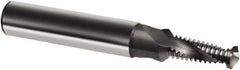 Guhring - M5x0.80 Metric, 0.1654" Cutting Diam, 2 Flute, Solid Carbide Helical Flute Thread Mill - Internal Thread, 7/16" LOC, 54mm OAL, 6mm Shank Diam - Eagle Tool & Supply