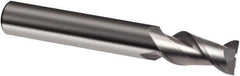 Guhring - 10mm, 19mm LOC, 10mm Shank Diam, 72mm OAL, 2 Flute, Solid Carbide Square End Mill - Single End, Uncoated, Spiral Flute, 45° Helix, Right Hand Cut, Right Hand Flute, Series 3309 - Eagle Tool & Supply