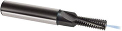 Guhring - M8x1 Metric Fine, 0.252" Cutting Diam, 3 Flute, Solid Carbide Helical Flute Thread Mill - Internal Thread, 17.5mm LOC, 74mm OAL, 10mm Shank Diam - Eagle Tool & Supply