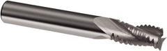 Guhring - 1", 1-3/4" LOC, 1" Shank Diam, 4" OAL, 3 Flute, Solid Carbide Square End Mill - Single End, Uncoated, Spiral Flute, 30° Helix, Right Hand Cut, Right Hand Flute, Series 3884 - Eagle Tool & Supply