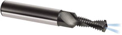 Guhring - 5/8-11 UNC, 0.5315" Cutting Diam, 2 Flute, Solid Carbide Helical Flute Thread Mill - Internal Thread, 36.3mm LOC, 102mm OAL, 18mm Shank Diam - Eagle Tool & Supply