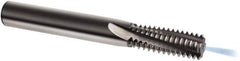 Guhring - 1/2-13 UNC, 0.3917" Cutting Diam, 4 Flute, Solid Carbide Helical Flute Thread Mill - Internal Thread, 28.3mm LOC, 74mm OAL, 10mm Shank Diam - Eagle Tool & Supply