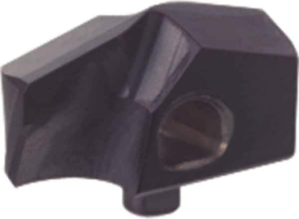 Guhring - Series 4111, 25/32" Diam Grade K/P 145° Replaceable Drill Tip - Carbide, nano-A Finish, 195 Seat Size - Eagle Tool & Supply
