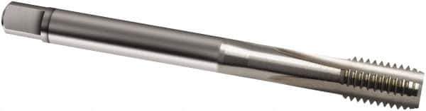 Guhring - M16x1.50 Metric Fine 6H 3 Flute Bright Finish Cobalt Straight Flute Machine Tap - Modified Bottoming, Right Hand Thread, 100mm OAL, D4/D5 Limit, Oversize - Eagle Tool & Supply