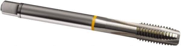 Guhring - M1.6x0.35 Metric, 2 Flute, Bright Finish, Cobalt Spiral Point Tap - Plug Chamfer, Right Hand Thread, 40mm OAL, 6H Class of Fit, Series 815 - Exact Industrial Supply