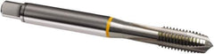 Guhring - M10x1.50 Metric, 3 Flute, Bright Finish, Cobalt Spiral Point Tap - Plug Chamfer, Right Hand Thread, 100mm OAL, 6H Class of Fit, Series 803 - Exact Industrial Supply