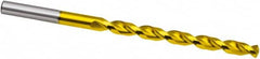 Taper Length Drill Bit: 0.2126″ Dia, 130 ° Coated, RH Cut, Parabolic Flute, Cylindrical Shank, Series 668