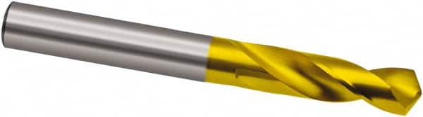 Guhring - 21.5mm 118° Spiral Flute High Speed Steel Screw Machine Drill Bit - Eagle Tool & Supply