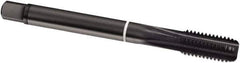 Guhring - 3/4-16 UNF, 5 Flute, Oxide Finish, Cobalt Spiral Point Tap - Modified Bottoming Chamfer, Right Hand Thread, 110mm OAL, 2B Class of Fit, Series 1989 - Exact Industrial Supply