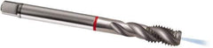 Guhring - M16x1.50 Metric Fine 3 Flute 6H Modified Bottoming Spiral Flute Tap - Cobalt, Bright Finish, 100mm OAL, Right Hand Flute, Right Hand Thread, D4/D5, Series 1907 - Exact Industrial Supply