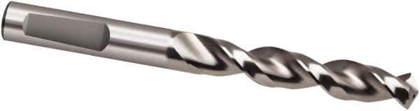 Guhring - 7.5mm 130° Cobalt Jobber Drill - Bright Finish, Right Hand Cut, Parabolic Flute, 91mm OAL, Cone Relief Point - Eagle Tool & Supply