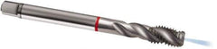 Guhring - M20x2.50 Metric 4 Flute 6H Modified Bottoming Spiral Flute Tap - Cobalt, Bright Finish, 160mm OAL, Right Hand Flute, Right Hand Thread, D6/D7, Series 1901 - Eagle Tool & Supply