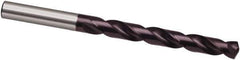 Guhring - #18 130° Cobalt Jobber Drill - FIREX Finish, Right Hand Cut, Spiral Flute, 80mm OAL, Cone Relief Point - Eagle Tool & Supply