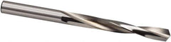 Guhring - 5/32" 118° High Speed Steel Jobber Drill - Bright Finish, Right Hand Cut, Spiral Flute, 75mm OAL, Cone Relief Point - Eagle Tool & Supply