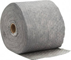 PRO-SAFE - Universal Use, 67 Gallon Package Capacity Sorbent Roll - 300' Long x 15" Wide, Gray - Eagle Tool & Supply