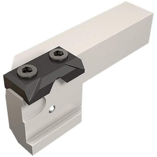 Iscar - External Thread, Right Hand Indexable Grooving Cutoff Toolholder - 32mm Shank Height x 32mm Shank Width, UBHC Toolholder Style, Series Tool Blocks - Eagle Tool & Supply