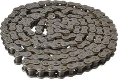 Browning - 5/8" Pitch, ANSI 50, Single Strand Roller Chain - Chain No. 50, 10 Ft. Long, 0.4" Roller Diam, 3/8" Roller Width - Eagle Tool & Supply