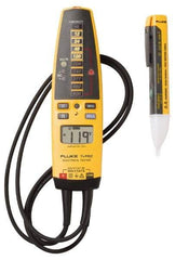 Fluke - 1 Piece, Test Lead Set - 600 Volt Max, LCD Display - Eagle Tool & Supply