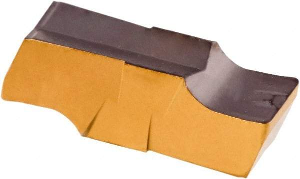 Iscar - 400E040GIPI Grade IC808, 3mm Cutting Width Carbide Grooving Insert - 15.5mm Max Depth of Cut, Neutral, 0.4mm Corner Radius, TiAlN Finish - Eagle Tool & Supply