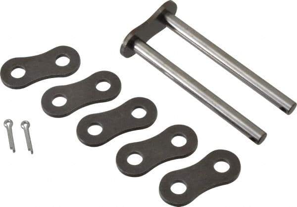 Browning - 1" Pitch, ANSI 80-3, Triple Strand Roller Chain Connecting Link - For Use with Triple Strand Chain - Eagle Tool & Supply