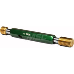 Plug Thread Gage: 9/16-18 Thread, 2B Class, Double End, Go & No Go Handle Included