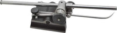 Starrett - 2 Spindle, 9 and 12 Inch Spindle Length, Surface Gage - 3 Inch Long x 2-9/16 Inch Wide Base, Hardened Steel - Eagle Tool & Supply