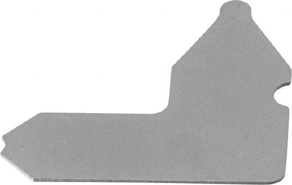Starrett - 5/64 Inch Radius Gage - Satin Chrome Finish, Stainless Steel - Eagle Tool & Supply