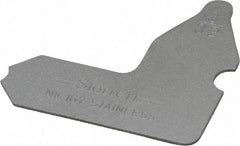 Starrett - 3/32 Inch Radius Gage - Satin Chrome Finish, Stainless Steel - Eagle Tool & Supply