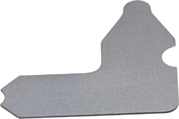 Starrett - 7/64 Inch Radius Gage - Satin Chrome Finish, Stainless Steel - Eagle Tool & Supply