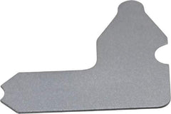 Starrett - 7/64 Inch Radius Gage - Satin Chrome Finish, Stainless Steel - Eagle Tool & Supply