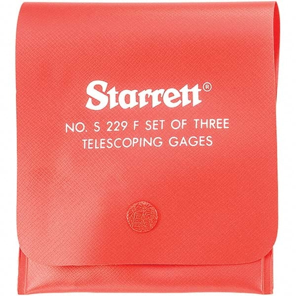 Starrett - Bore Gage Accessories Type: Case Minimum Measurement (Decimal Inch): 0.5000 - Eagle Tool & Supply
