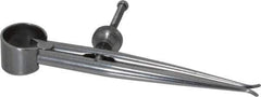 Starrett - 3 Inch Leg, Spring Joint, Ground Steel, Polished, Inside Caliper - 3 Inch Max Measurement, 75mm Max Measurement, Round Leg - Eagle Tool & Supply