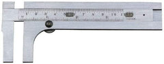 Starrett - 0 to 3-1/2" Stainless Steel Vernier Caliper - 1/32" Graduation, 1-3/8" Jaw Depth, 0.001" Accuracy, Thumb Lock - Eagle Tool & Supply