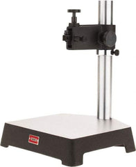 Starrett - Cast Iron (Base), Rectangular Base, Comparator Gage Stand - 13-21/32" High, 10-3/32" Base Length x 9-39/64" Base Width x 2-5/32" Base Height, Includes Holder - Eagle Tool & Supply