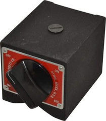 Starrett - 250 Lb Magnetic Pull, Indicator Positioner & Holder with Base - 3" Base Height, 3-1/2" Base Length, 3" Base Width - Eagle Tool & Supply