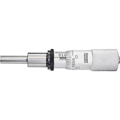 Starrett - 1 Inch, 13/16 Inch Plain Thimble, 0.3 Inch Diameter x 1-1/4 Inch Long Spindle, Mechanical Micrometer Head - Eagle Tool & Supply