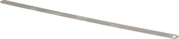 Starrett - 14 Piece, 0.03 to 0.5mm Parallel Feeler Gage Set - 300mm Long x 12-1/2mm Wide, Tempered Steel - Eagle Tool & Supply
