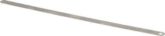 Starrett - 14 Piece, 0.03 to 0.5mm Parallel Feeler Gage Set - 300mm Long x 12-1/2mm Wide, Tempered Steel - Eagle Tool & Supply