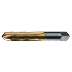 ‎5/8-11 UNC 3 Flute H5 Plug HSS Standard Spiral Point Tap- TiN - Exact Industrial Supply