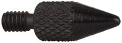Starrett - #4-48, 1/16" Ball Diam, Steel Tapered Contact Point - 7/16" Contact Point Length, Use with AGD Dial Indicators - Eagle Tool & Supply
