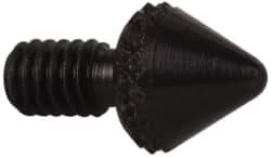 Starrett - #4-48, 1/16" Ball Diam, Steel Tapered Contact Point - 3/16" Contact Point Length, Use with AGD Dial Indicators - Eagle Tool & Supply