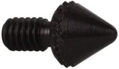 Starrett - #4-48, 1/16" Ball Diam, Steel Tapered Contact Point - 3/16" Contact Point Length, Use with AGD Dial Indicators - Eagle Tool & Supply