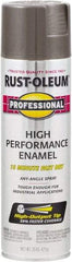 Rust-Oleum - Dark Machinery Gray, Gloss, Rust Proof Enamel Spray Paint - 14 Sq Ft per Can, 15 oz Container, Use on Multipurpose - Eagle Tool & Supply