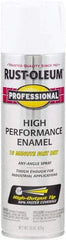 Rust-Oleum - White, Gloss, Rust Proof Enamel Spray Paint - 14 Sq Ft per Can, 15 oz Container, Use on Multipurpose - Eagle Tool & Supply