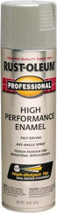 Rust-Oleum - Light Machinery Gray, Gloss, Rust Proof Enamel Spray Paint - 14 Sq Ft per Can, 15 oz Container, Use on Multipurpose - Eagle Tool & Supply