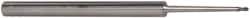 Accupro - 0.06" Diam, 0.06" LOC, 2 Flute Solid Carbide Ball End Mill - AlTiN Finish, Single End, 4" OAL, 1/4" Shank Diam, Spiral Flute - Eagle Tool & Supply